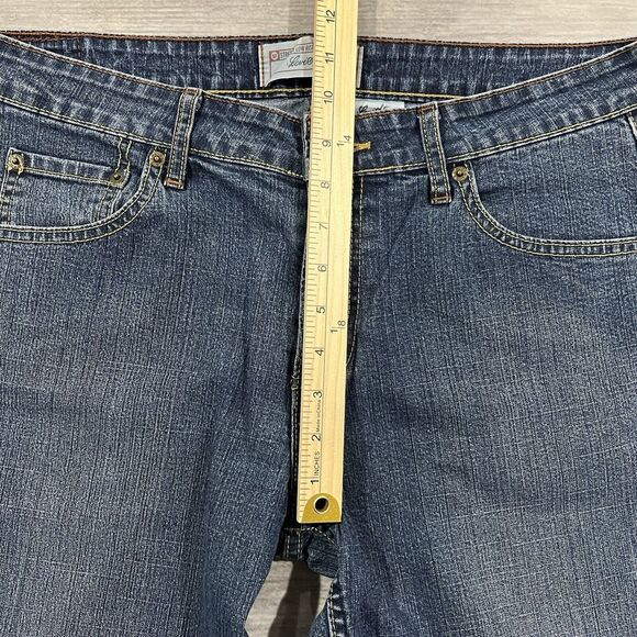 VTG Y2K LEVIS Blue Jeans Women's Misses 10 Medium Low Rise Bootcut 34X30.5 - Picture 5 of 11